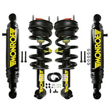 Monroe Set of 4 Front Suspension Struts & Rear Max Air Shocks For Chevrolet GMC picture