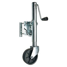Reese Towpower 74410 Trailer Swivel Mount Jack 6-Inch Wheel Chrome Trailer picture