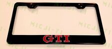 3D GTI Emblem Stainless Steel License Plate Frame Rust Free picture