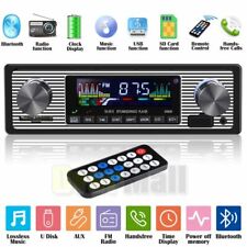 Bluetooth Vintage Car FM Radio MP3 Player USB Classic Stereo Audio Receiver AUX@ picture