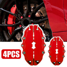 4x Red 3D Style Front+Rear Car Disc Brake Caliper Cover Brake Parts Accessories picture