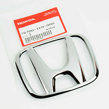 Honda Civic 4Dr Sedan Fit Front Grille H Emblem 75700-TF0-000 picture