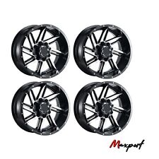 4 Pack Size 20x10 PCD 5x5 5x5.5 Milling Wheel Rim for Dodge Jeep Ram Ford -24mm picture