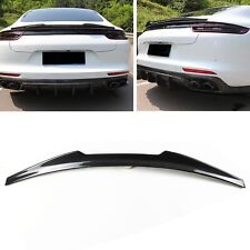 For Porsche Panamera 971 2017-2019 Rear Trunk Roof Spoiler Lip Carbon Fiber picture