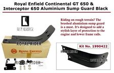 Royal Enfield Continental GT 650 & Interceptor 650 Aluminium Sump Guard Black  picture