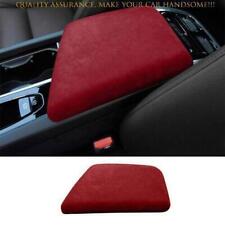 For Volvo S60 2019-2024 Red Alcantara Center Console Armrest Lid Box Cover 1PCS picture