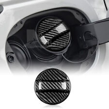 Black Fuel Gas Tank Filler Cap Cover Carbon Fiber For Jaguar XJ6 XK XKE XKSS XKR picture