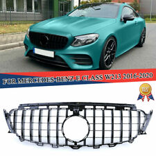 Shiny Black For Mercedes-Benz E-Class W213 E300 E400 GT R Style Front Grille picture