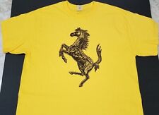 Brand New FERRARI Horse T-shirt artistic prancing cavallino stallion exotic enzo picture