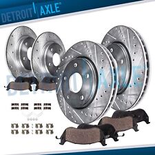 Front Rear Drilled Rotors Brake Pads for 2008-11 Toyota Camry Avalon Lexus ES350 picture
