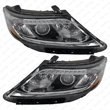 For 2014 2015 Kia Sorento EX SX Halogen LED DRL Projector Headlights Left Right picture