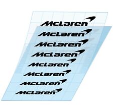 8 McLaren Decal Vinyl Stickers for Brake Caliper - 751 Heat Resistant - 4 Sizes picture