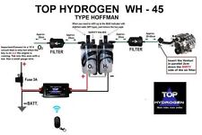 H2, HYDROGEN WH-45 TYPE HOFFMAN FUEL SAVER CAR KIT WIRELESS PWM INSTEAD HHO USE. picture