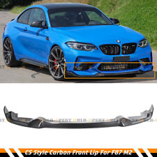 For 2016-2018 BMW F87 M2 Only Carbon Fiber CS Style Front Lip Splitter Spoiler picture