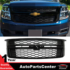 For 15-20 Chevrolet Tahoe Suburban LS LT Front Bumper Grille Grill Gloss Black picture