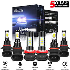 For Honda Accord Sedan 4-Door 2006-2012 LED Headlight High/Low + Fog Light Bulbs picture