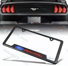 X1 For FORD Carbon Fiber Look License Plate Frame ABS New picture