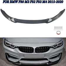 For BMW M3 F80 M4 F82 F83 2015-on CS Style Front Bumper Lip Carbon Fiber Style picture