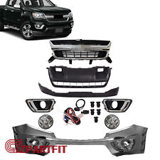 Front Grille Chrome/Foglight/Bumper For Chevrolet Colorado 15-20 LT/Work Truck picture