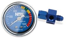 NOS 15920NOS Nitrous Pressure Gauge 0-1500 psi 1-1/2 in. Diameter 1/8 NPT Inlet picture