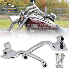 Chrome Brake Clutch Levers Fits Harley Touring Street Glide Road King 2008-2013 picture