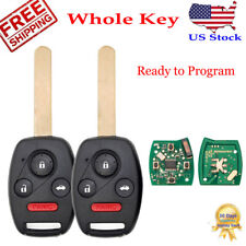 2 For Honda Civic EX SI 2007 2008 2009 2010 2011 2012 2013 Remote Car Key Fob picture