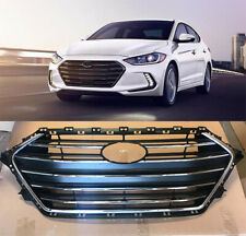 Silver Front Upper Bumper Grill Grille Replacement for Hyundai Elantra 2017 2018 picture