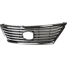 Grille For 2010-2012 Lexus LS460 Chrome Shell w/ Gray Insert Plastic picture