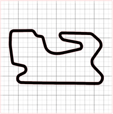 UT – Miller Motorsports Park Outer Course Sticker - Race track sticker picture