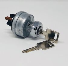 UNIVERSAL IGNITION SWITCH 12-VOLT 2-GM STYLE KEYS 4 POSITION ON OFF START ACC. picture