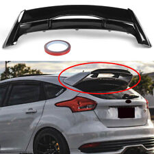 Fits 12-18 Ford Focus Hatchback RS Style Rear Roof Top Spoiler Wing Glossy Black picture
