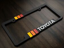 Toyota-Retro-Style-License-Plate-Frame-TRD-Offroad-Tacoma-FJ-Cruiser-4x4 picture