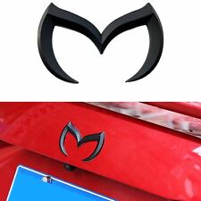 Black Evil M Logo Emblem Badge Decal For Mazda 3 6 Mazdaspeed CX-5 MX-5 Miata picture