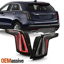 Fits 2017-2019 Cadillac XT5 OE Full LED Black Tail Lights - Pair Left & Right picture