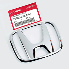08-17 Honda Accord Emblem 09-11 Civic Front Grille 15-17 FiT H 10-11 CRV Logo  picture