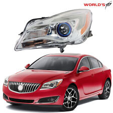 Headlight For 2014-2017 Buick Regal Projector Halogen Chrome Housing Left Side picture