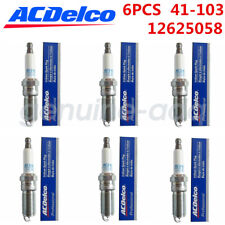 6Pcs 12625058 41-103 Iridium Spark Plugs 41103 Fits For AC-Delco Chevy GMC 41103 picture