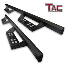 TAC Sniper Running Boards for 2015-2022 Chevy Colorado/GMC Canyon Crew Cab Black picture