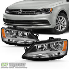 2011-2018 Volkswagen Jetta Headlights Headlamps Factory Halogen Model Left+Right picture