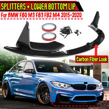For BMW F80 M3 F83 F82 M4 15-20 Carbon Fiber MP Style Front Bumper Lip Splitter picture