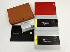 FERRARI CALIFORNIA SCHEDONI LEATHER POUCH | OWNERS MANUAL | INSTRUCTIONS MANUAL picture