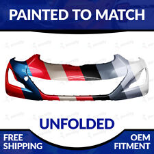 NEW Painted Unfolded Front Bumper For 2014 2015 2016 Hyundai Elantra W/ Tow Hook picture