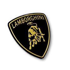 2PCS  Aluminium Lamborghini Badge Emblem huracan Urus Gallardo Aventador Edition picture