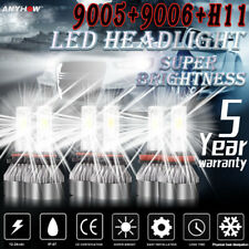 Combo 9005+9006+H11 LED Headlight Hi/Low Beam Bulb 6500K 7000W 980000LM Fog Ligh picture