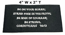 CORINTHIANS 16:13 - Car Truck Window Bumper Vinyl Sticker Decal - Bible Verse picture