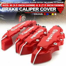 4x Red 3D Style Front& Rear Car Disc Brake Caliper Cover Brake Accessories M+S picture