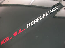 6.1L PERFORMANCE (pair) FITS: Dodge SRT-8 vinyl sticker decals emblem Hemi V8 picture