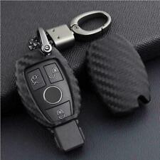 For Mercedes-Benz Carbon Fiber Smart Car Key Case Cover Fob Holder Accessories picture