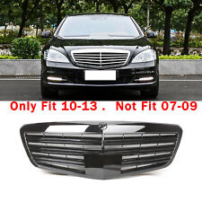 For Mercedes Benz S-Class W221 2010-13 AMG style Front Grille Grill Gloss Black picture
