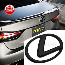 For Lexus Trunk Logo Badge Emblem Car Exterior Replace Gloss Black F-Sport IS GS picture